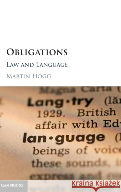 Obligations: Law and Language