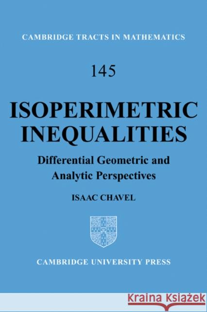 Isoperimetric Inequalities: Differential Geometric and Analytic Perspectives