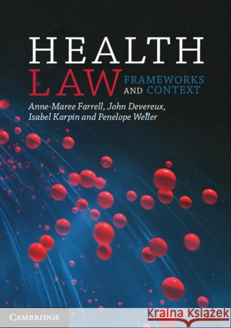 Health Law: Frameworks and Context