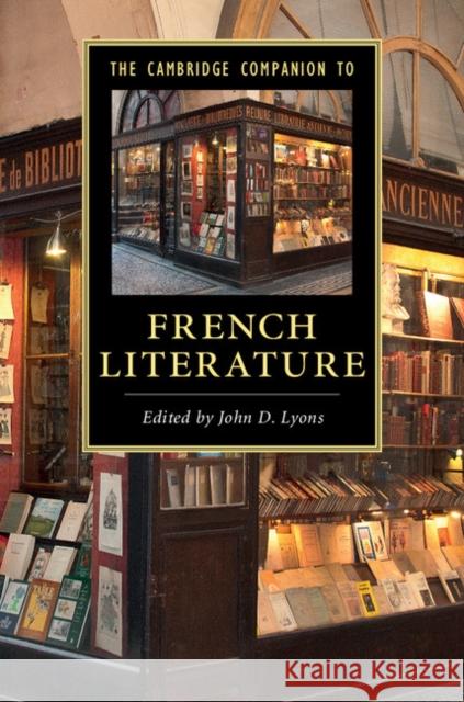 The Cambridge Companion to French Literature