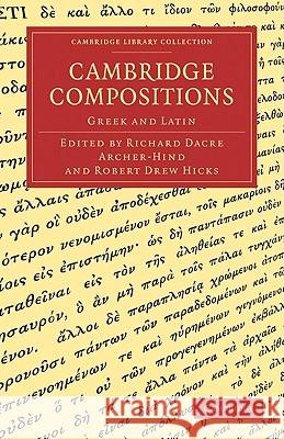 Cambridge Compositions: Greek and Latin