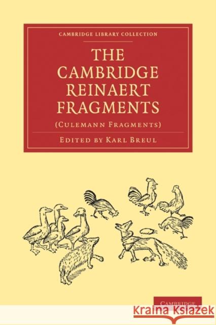 The Cambridge Reinaert Fragments: (Culemann Fragments)