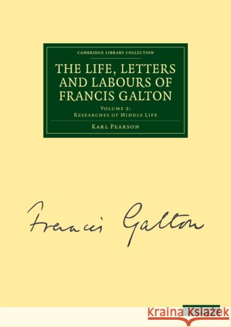 The Life, Letters and Labours of Francis Galton