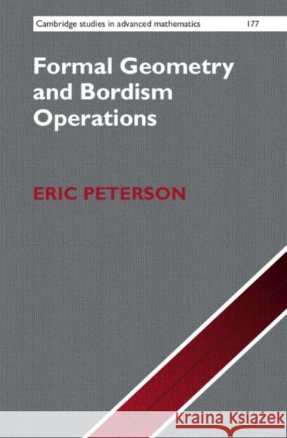 Formal Geometry and Bordism Operations