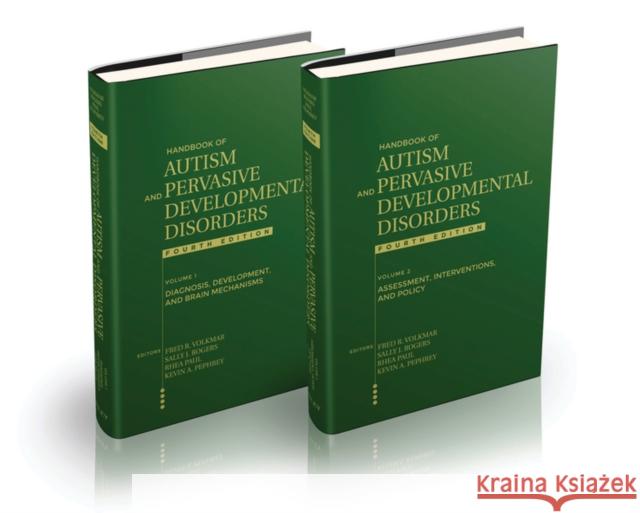 Handbook of Autism and Pervasive Developmental Disorders