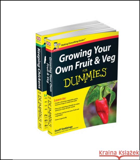 Self-sufficiency For Dummies Collection - Growing Your Own Fruit & Veg For Dummies/Keeping Chickens For Dummies UK Edition