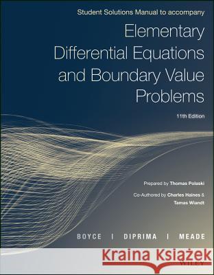 Elementary Differential Equations and Boundary Value Problems