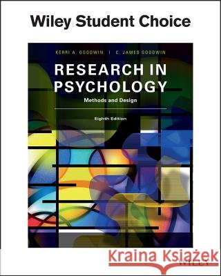 Research in Psychology Methods and Design
