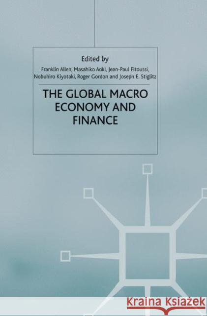 The Global Macro Economy and Finance