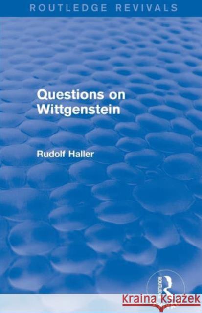 Questions on Wittgenstein (Routledge Revivals)