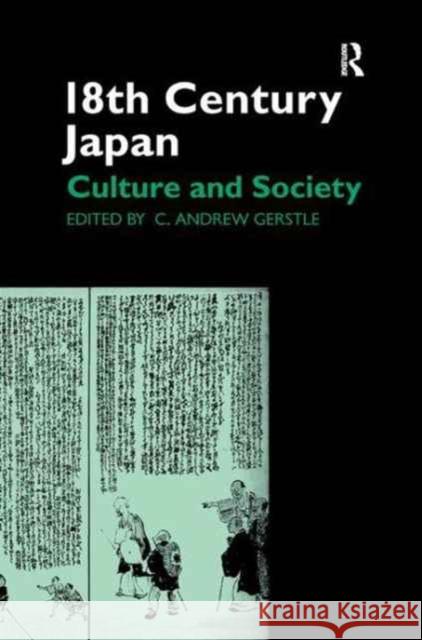 18th Century Japan: Culture and Society