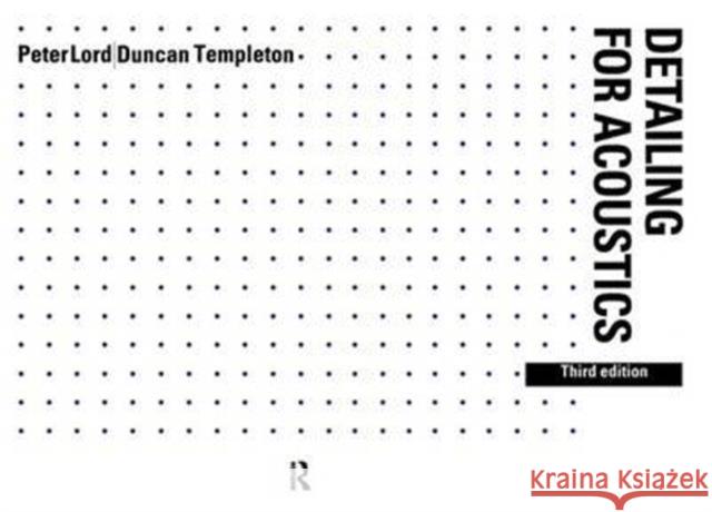 Detailing for Acoustics