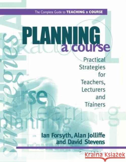 Planning a Course