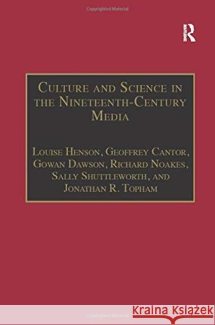 Culture and Science in the Nineteenth-Century Media