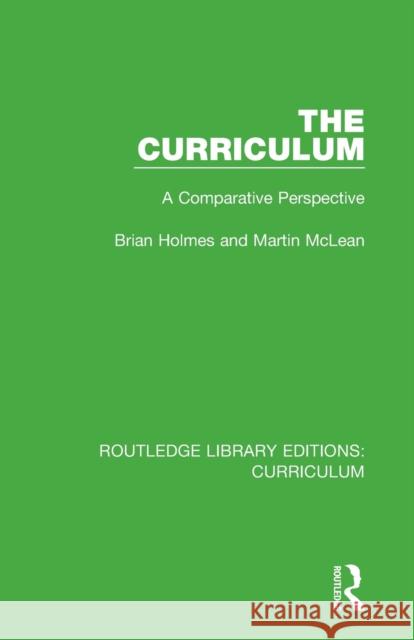 The Curriculum: A Comparative Perspective