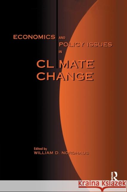 Economics and Policy Issues in Climate Change