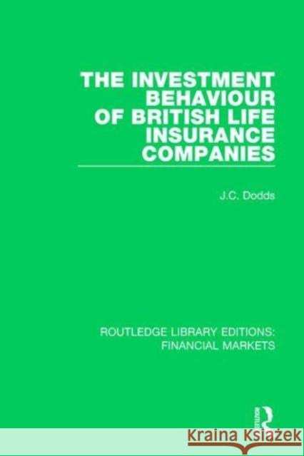 The Investment Behaviour of British Life Insurance Companies