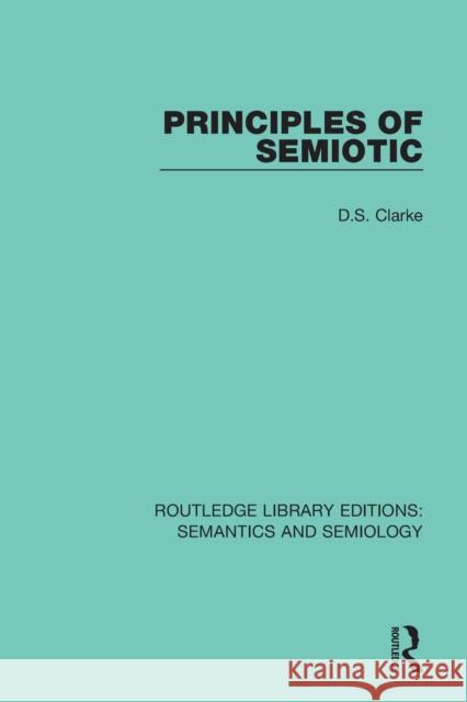 Principles of Semiotic