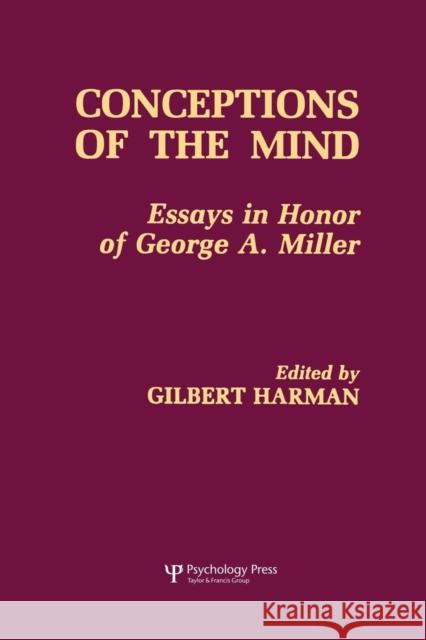 Conceptions of the Human Mind: Essays in Honor of George A. Miller