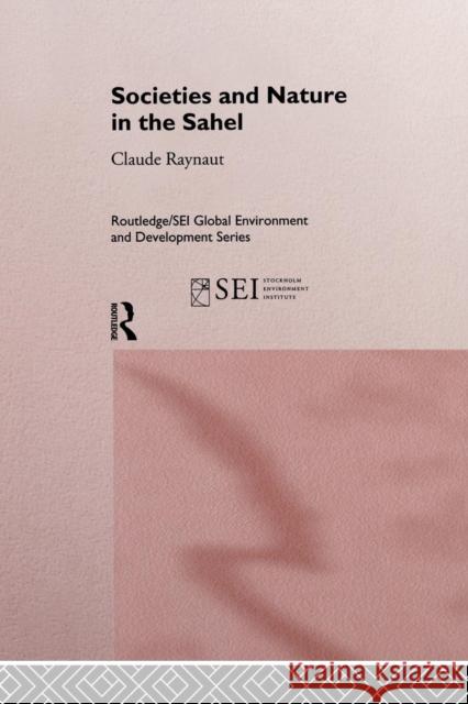 Societies and Nature in the Sahel