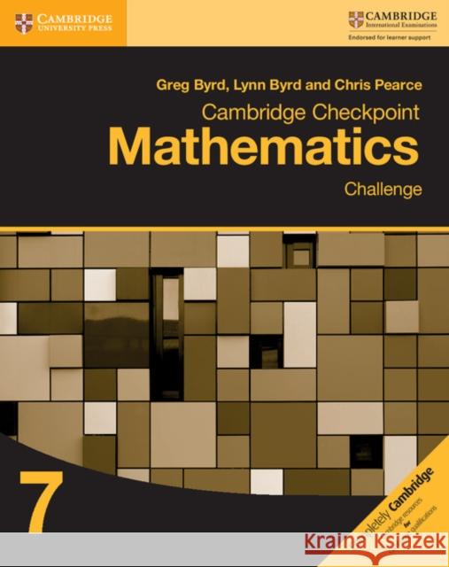 Cambridge Checkpoint Mathematics Challenge Workbook 7