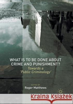 What Is to Be Done about Crime and Punishment?: Towards a 'Public Criminology'