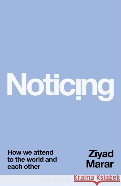 Noticing: What You Notice and Who You Are