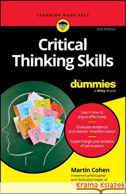 Critical Thinking Skills For Dummies