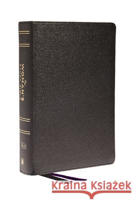Kjv, the Woman's Study Bible, Genuine Leather, Black, Red Letter, Full-Color Edition, Comfort Print: Receiving God's Truth for Balance, Hope, and Tran