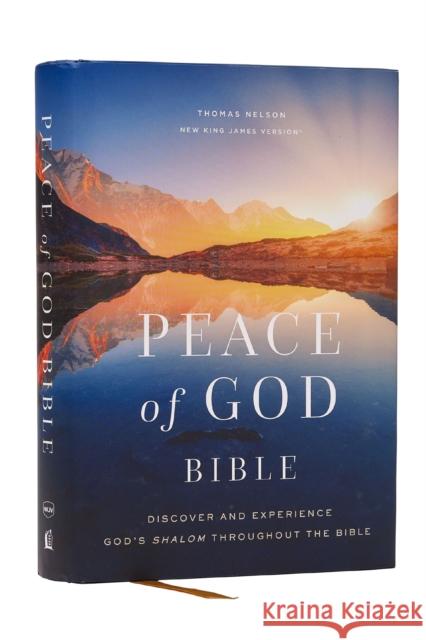 Peace of God Bible: Discover and Experience God's Shalom Throughout the Bible (NKJV, Hardcover, Red Letter, Comfort Print)