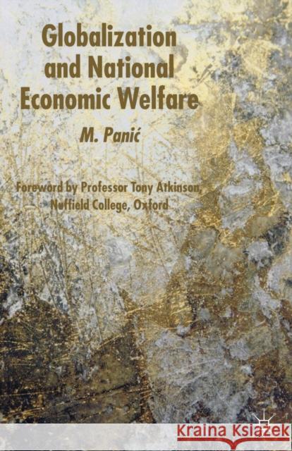 Globalization and National Economic Welfare
