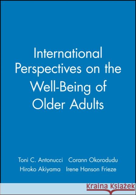 International Perspectives on the Well-Being of Older Adults