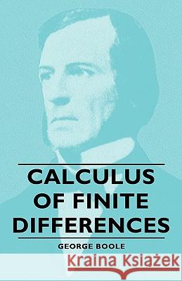 Calculus of Finite Differences