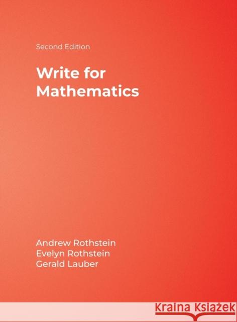 Write for Mathematics