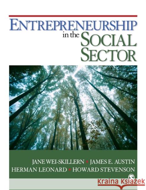 Entrepreneurship in the Social Sector