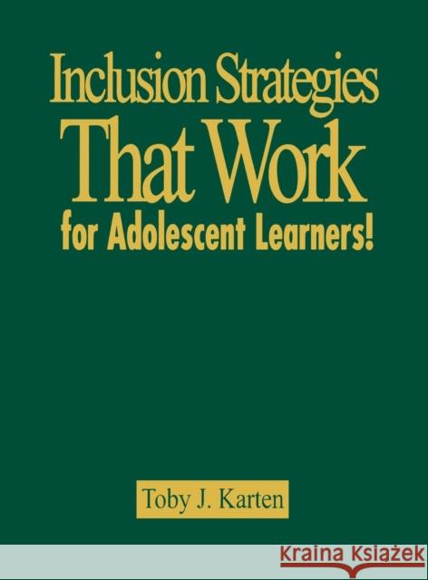 Inclusion Strategies That Work for Adolescent Learners!