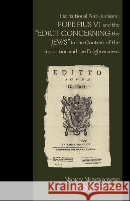 Institutional Anti-Judaism