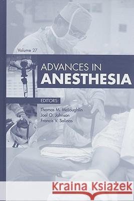 Advances in Anesthesia, 2009: Volume 27