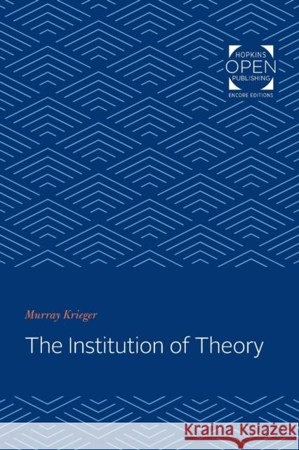 The Institution of Theory