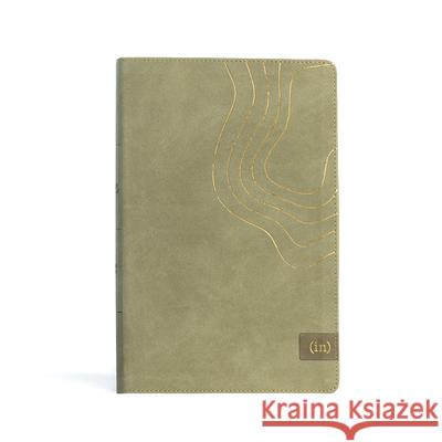 CSB (In)Courage Devotional Bible, Sage Leathertouch, Indexed