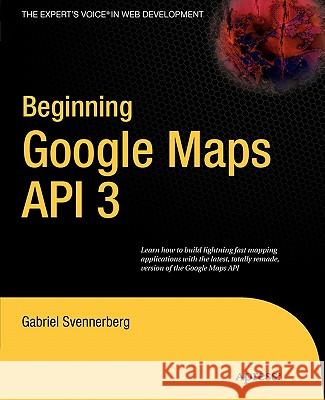 Beginning Google Maps API 3