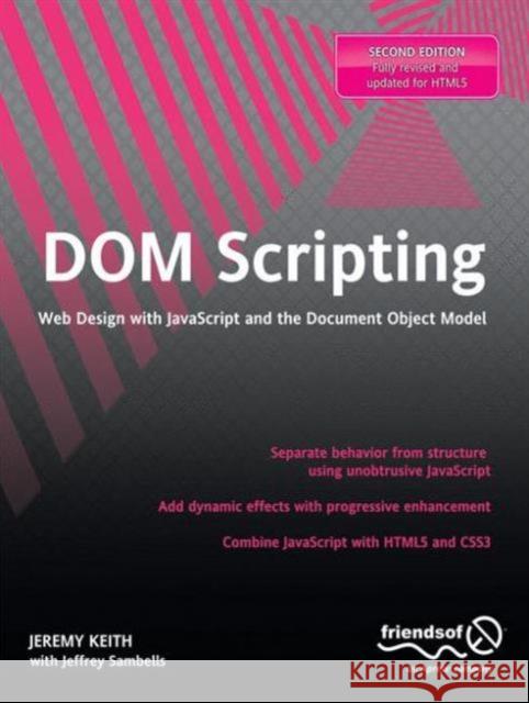 DOM Scripting: Web Design with JavaScript and the Document Object Model