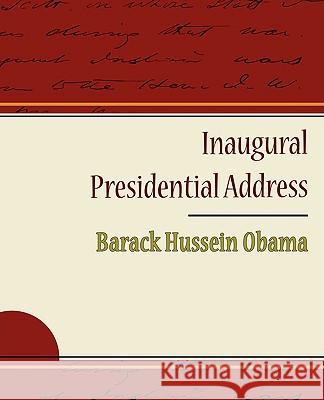 Inaugural Presidential Address