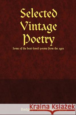 Selected Vintage Poetry