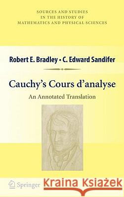 Cauchy's Cours d'Analyse: An Annotated Translation