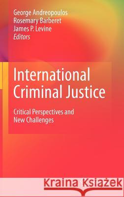 International Criminal Justice: Critical Perspectives and New Challenges