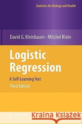 Logistic Regression: A Self-Learning Text