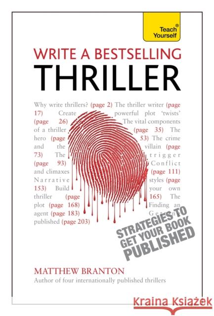 Write a Bestselling Thriller: Strategies to Get Your Book Published