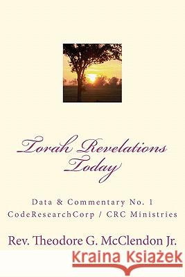 Torah Revelations Today: CodeResearchCorp Data & Commentary No. 1