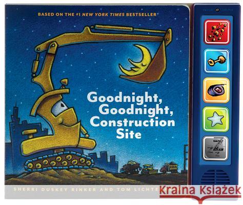 Goodnight Goodnight Construction Site Sound Book: (Construction Books for Kids, Books with Sound for Toddlers, Children's Truck Books, Read Aloud Book